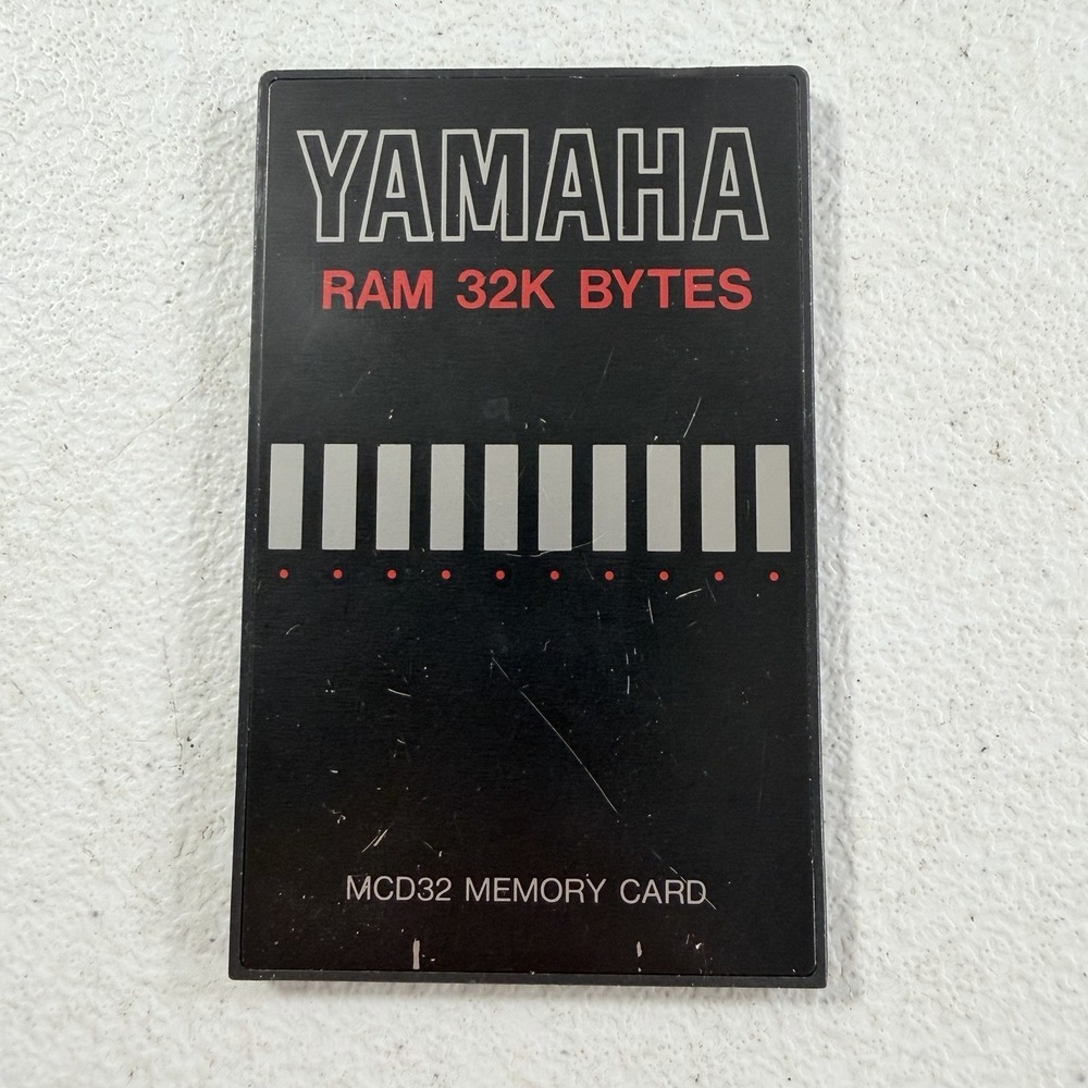 YAMAHA MCD32 MEMORY CARD RAM 32K BYTES‎